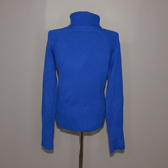 Cobalt Blue Turtleneck Sz M - Picture 3 of 4